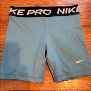 Nike Pro Light Blue KIDS Shorts